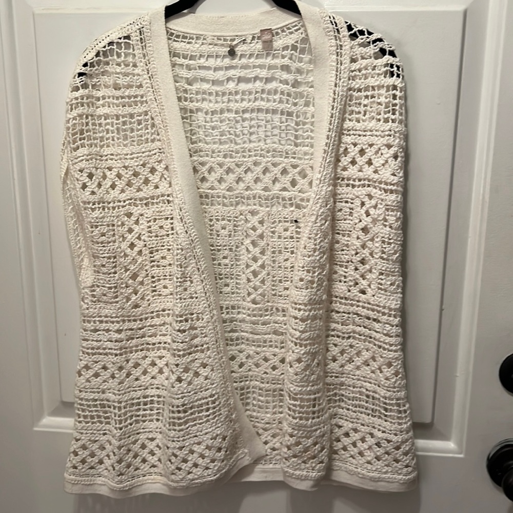 Anthropologie Knitted short sleeve cardigan